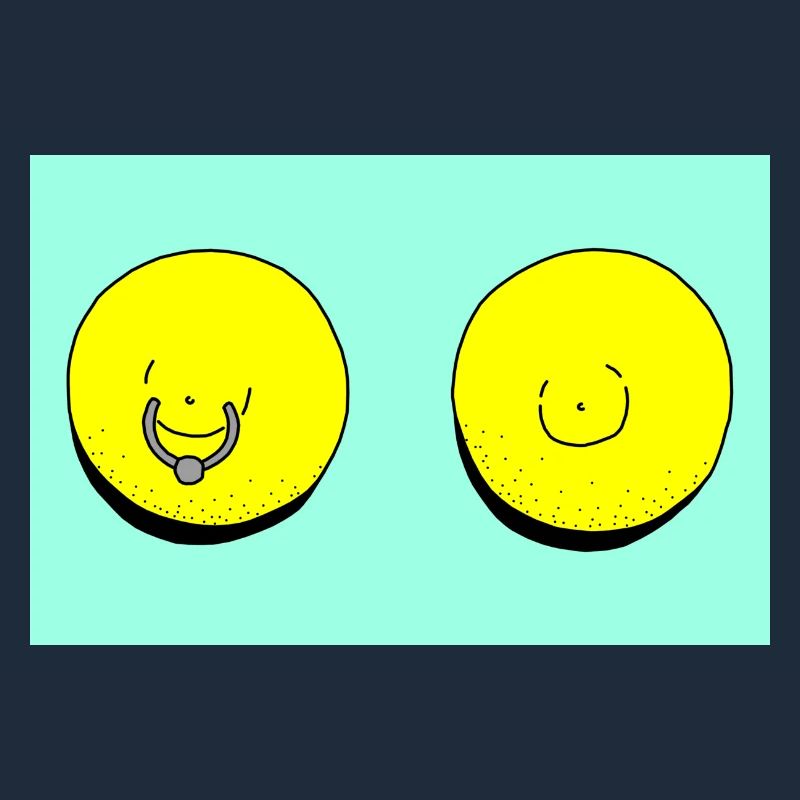 lemon piercing turquoise
