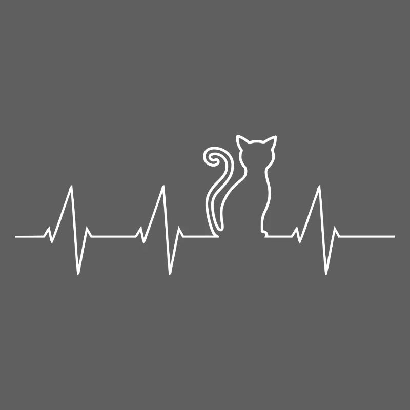 Mon coeur bat pour mon chat!
