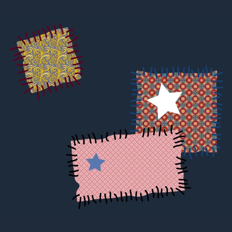 Patch repair patchwork star sewing needle