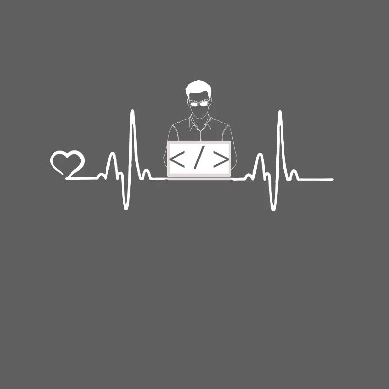 Programmierer Geschenke Herzschlag