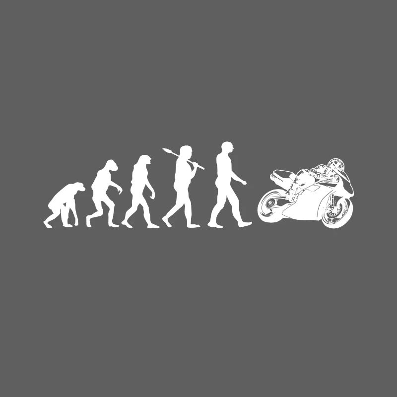 Moto shirt · · · Evolution machine de course motards