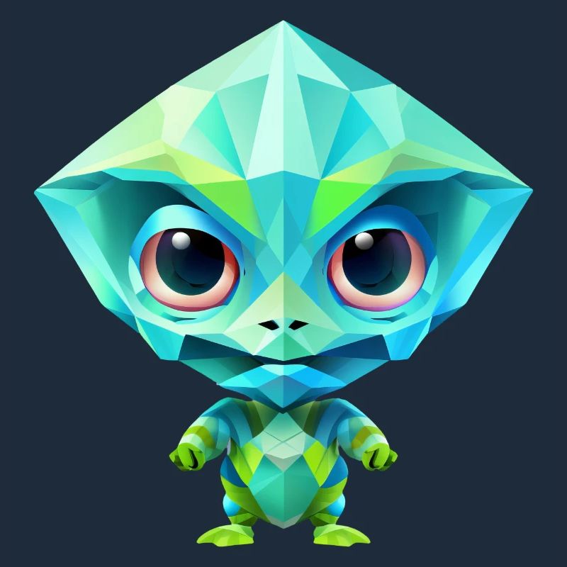 Polygone vert extraterrestre extraterrestre
