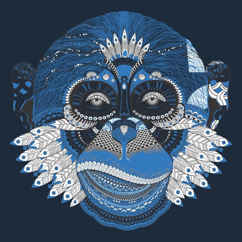 Abstract monkey Gift Gift idea