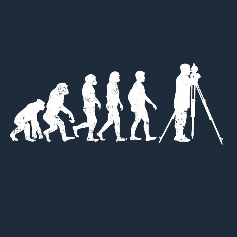 Surveyor evolution measurer gift profession