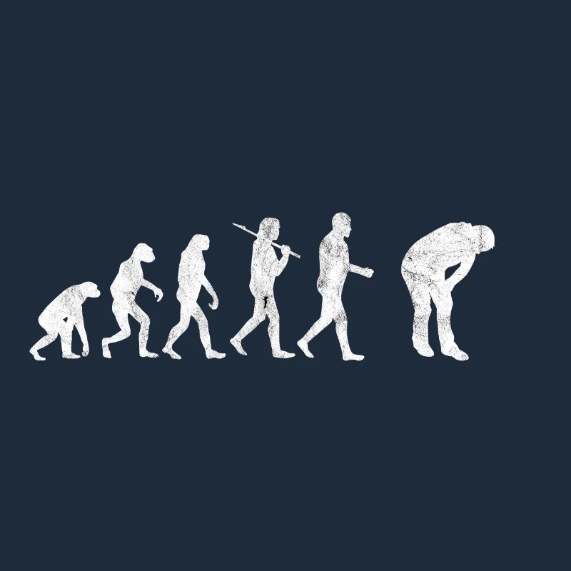Ausser Puste Evolution Lustige Bilder Geschenk