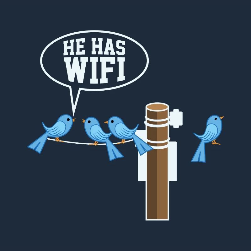 GEEK / NERD: He has W-Lan