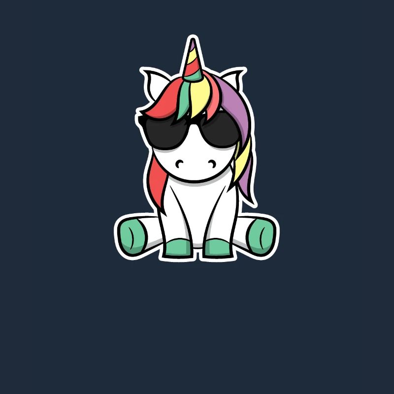 Pony Einhorn Retro Geschenkidee Witzig Sommer Süß