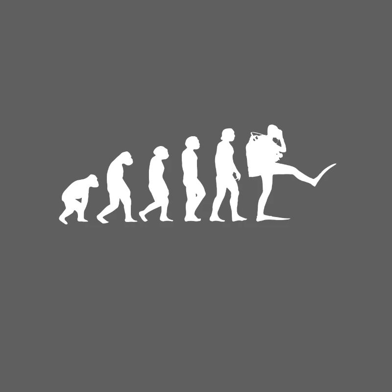 Tauchen Evolution - Taucher Geschenk