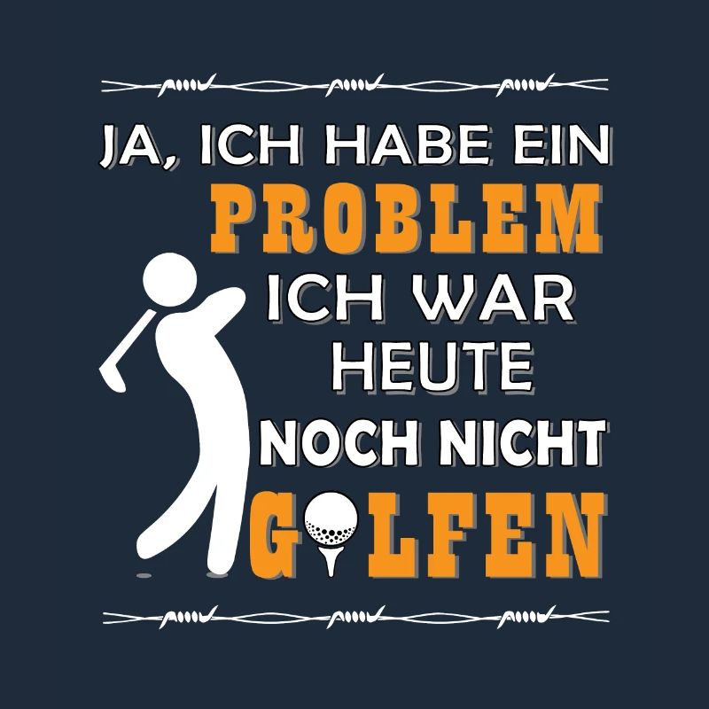 Golf golfen habe ein Problem Geschenk für Golfer