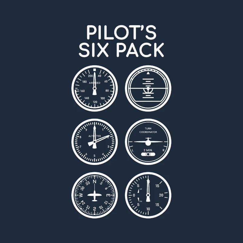 Aviation - Pilot's Six Pack - Gift