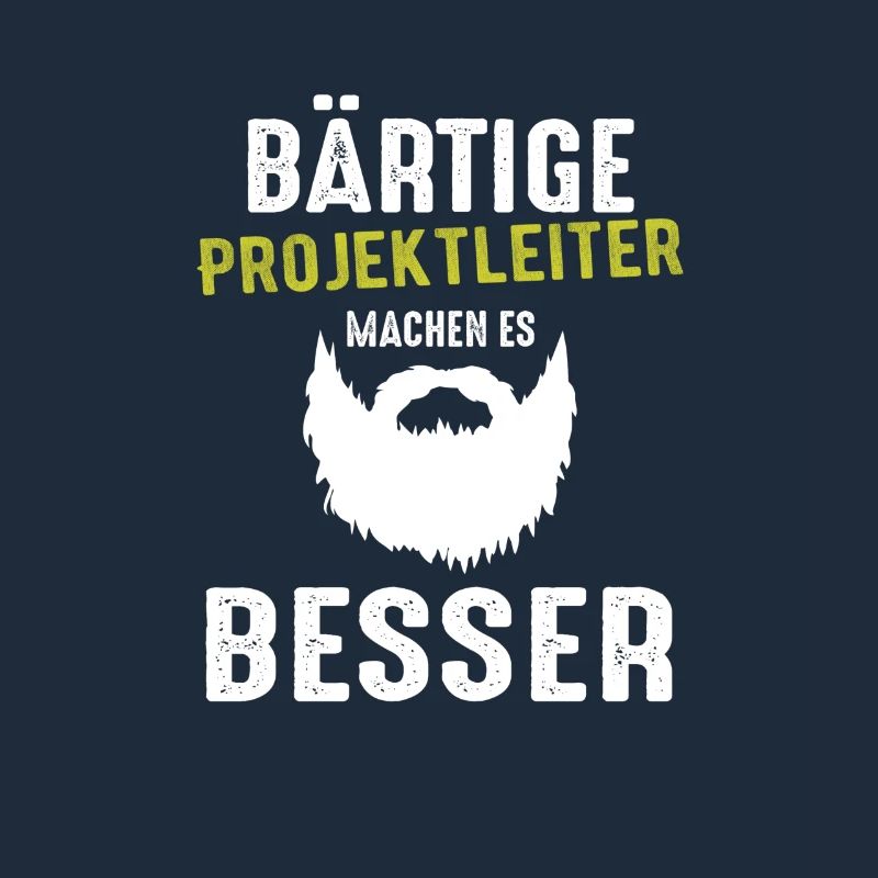Bärtige Projektleiter machen es besser Geschenk Sh