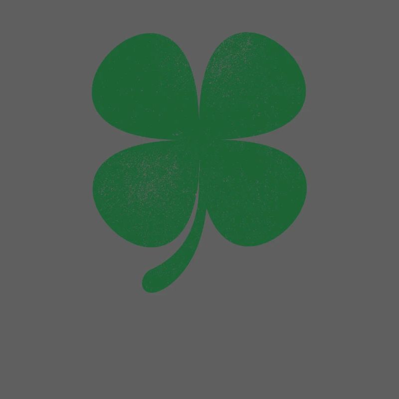 Distressed Green Four Leaf Clover Saint Patricks