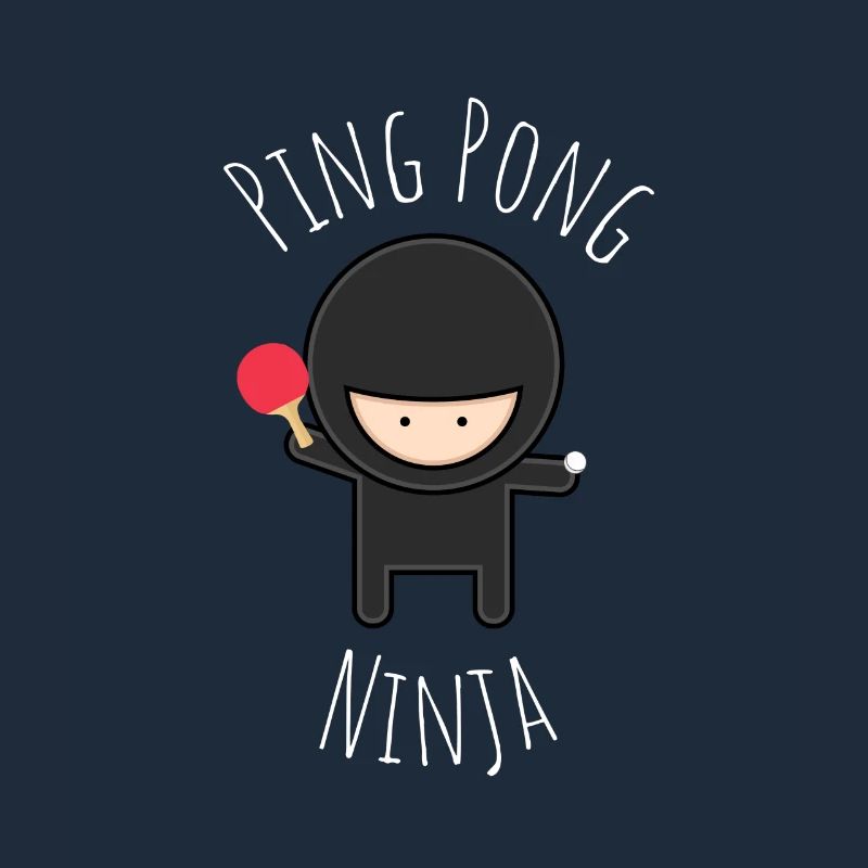 Ping Pong Ninja Conception drôle