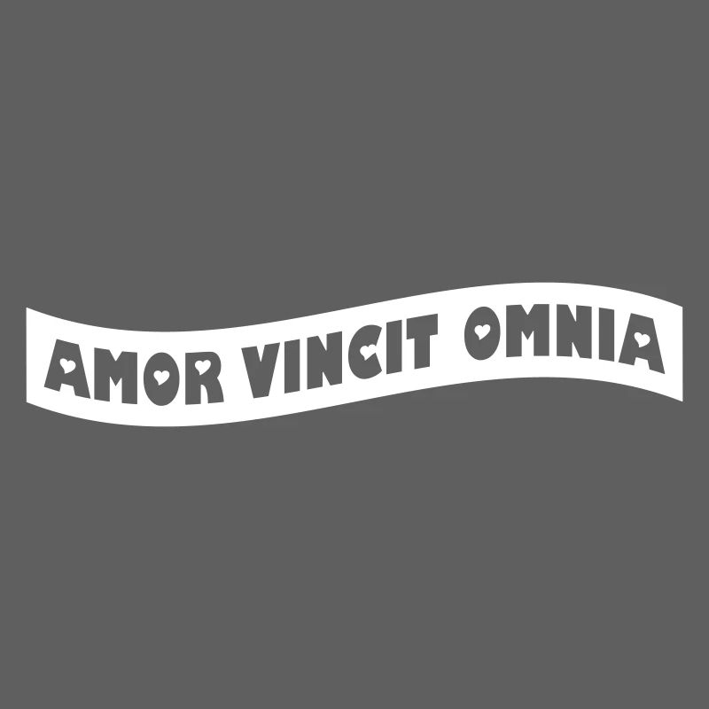Amor vincit omnia Love overcomes everything
