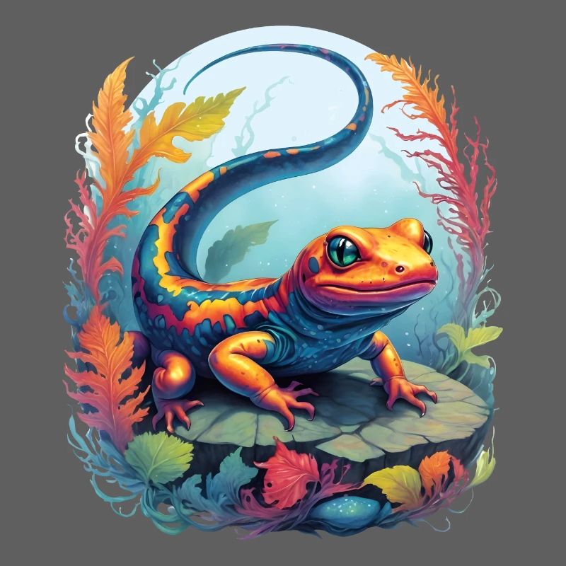 Salamander Underwater