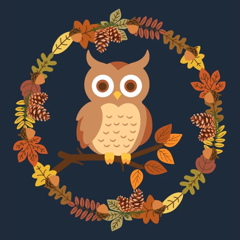 Herbstliche Eulenkranz 
