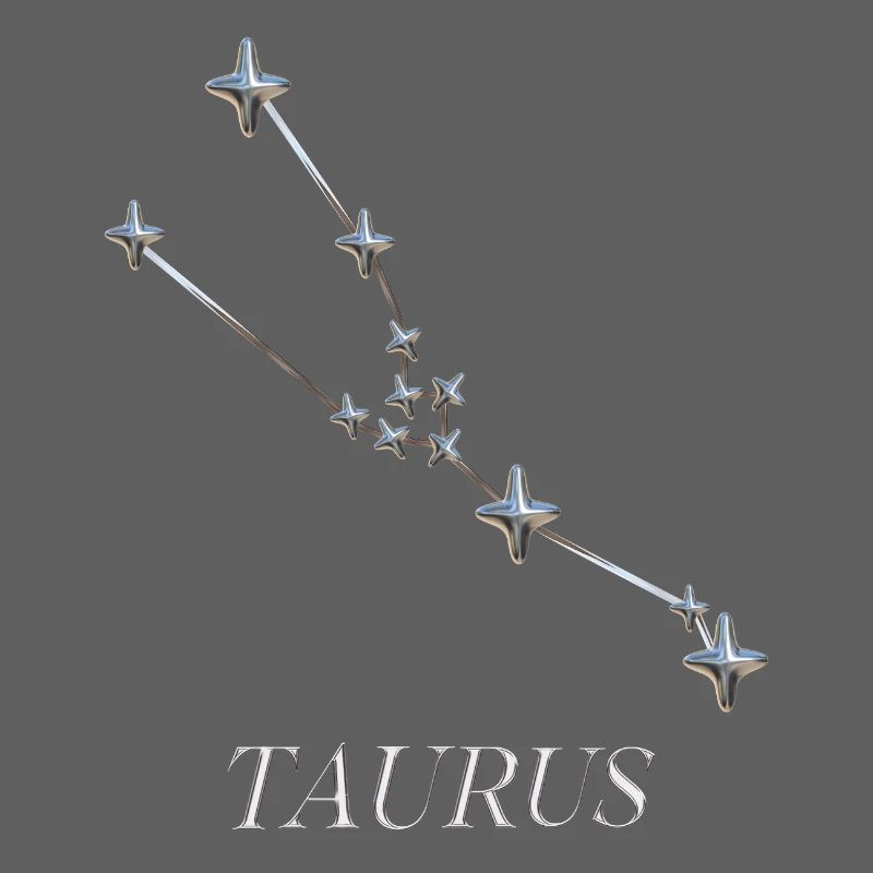 Taurus Constellation – Minimalist Silver Constellation