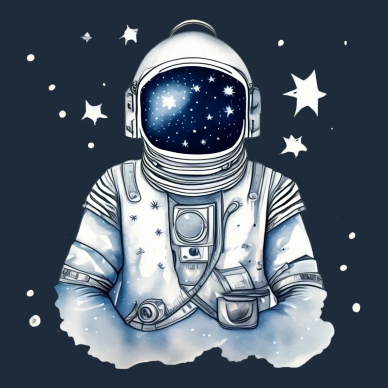 Astronaut in Star Space