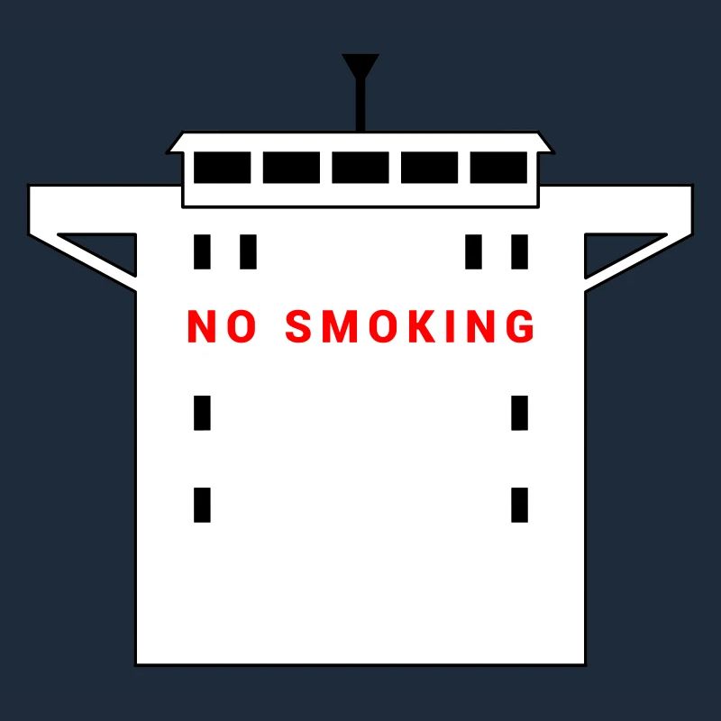 NO SMOKING - Rauchverbot Explosion Schiff Safety