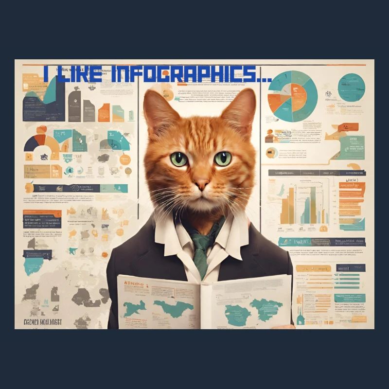 Infografik Katze