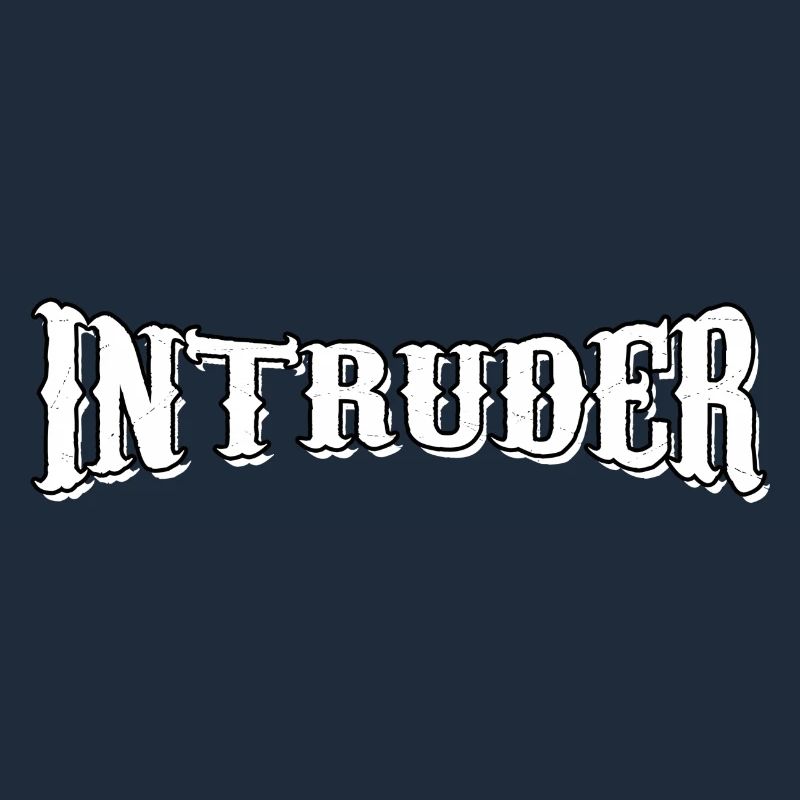 intruder hacker intruder clan sticker computer