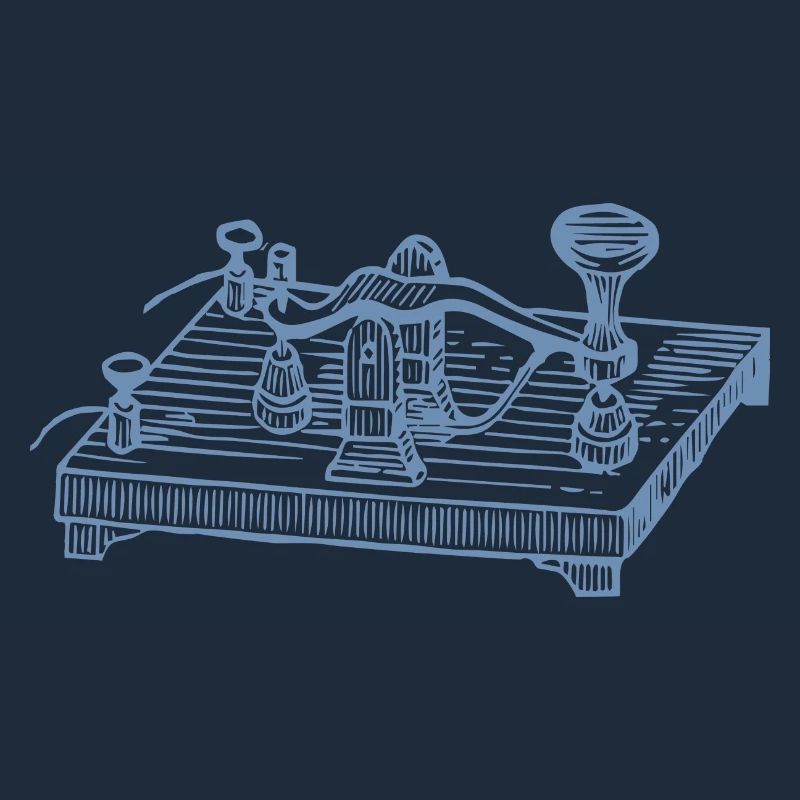 Vintage Morse Code Device, Retro Communication