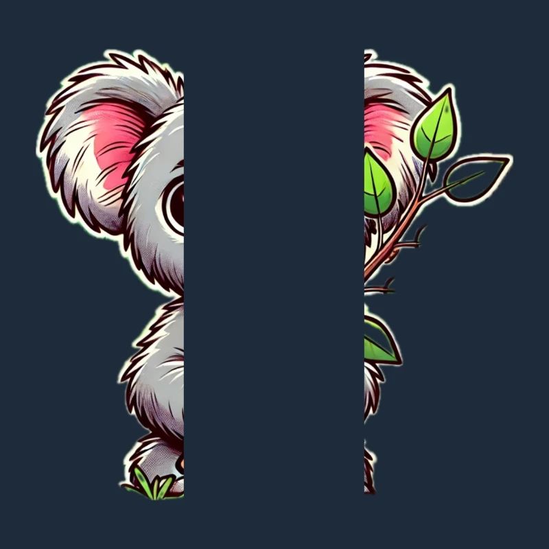 Koala mit Eukalyptus