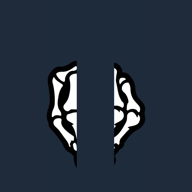 Skeleton Middle Finger Hand