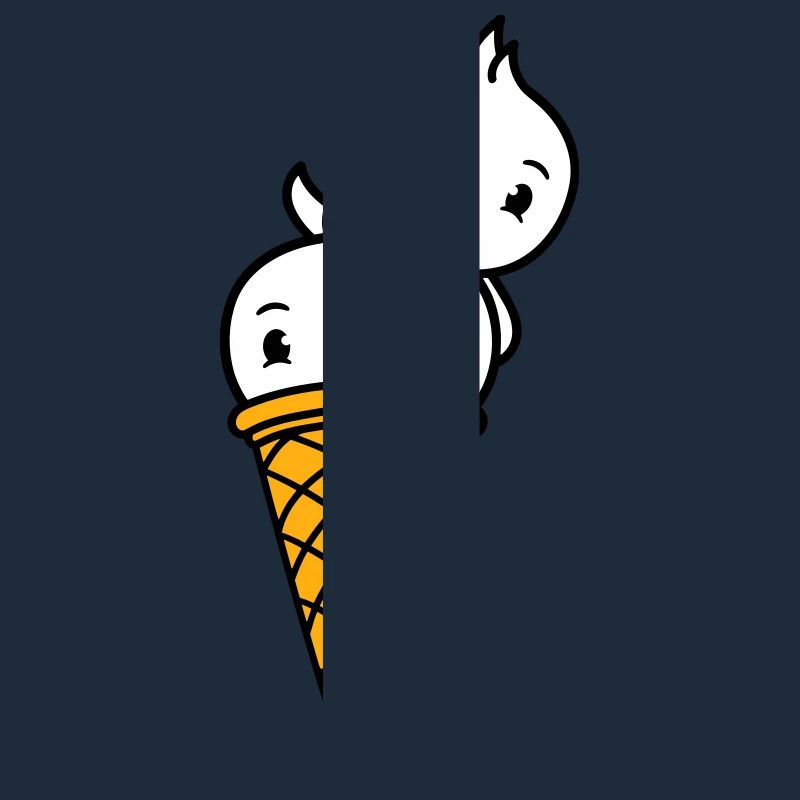 Vögel Eis Waffel Waffeleis Kugeln Eiscreme Eistüte