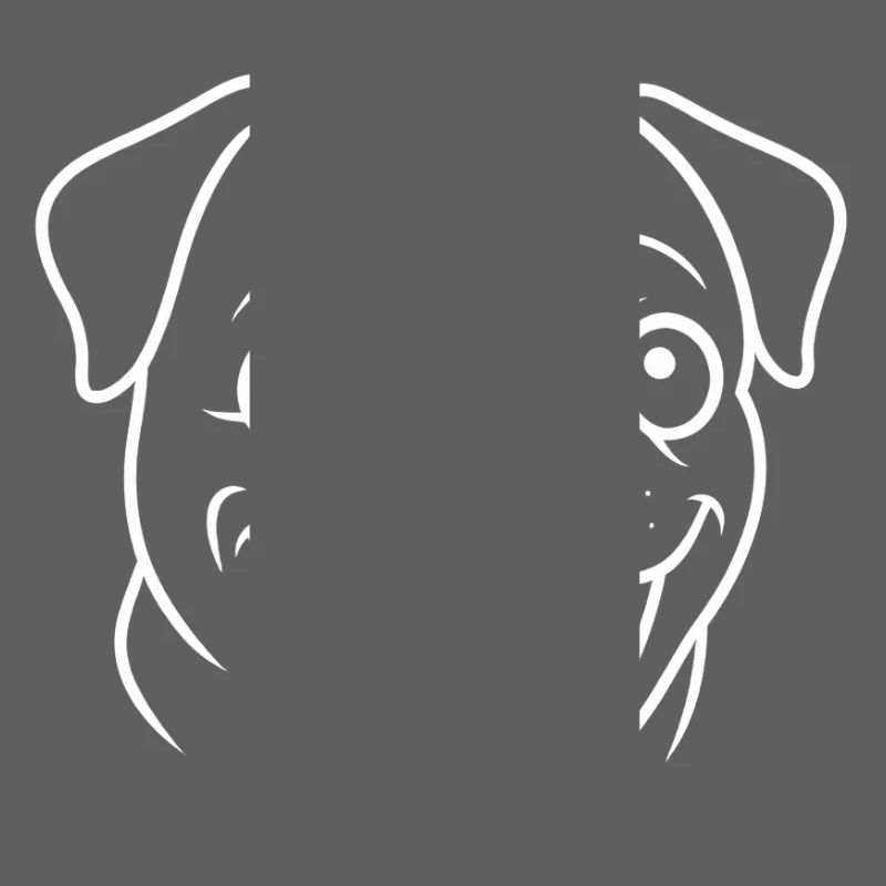 TinyPaws Black & White Edition Mops Style b