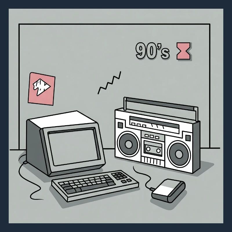 90s cult objects : Walkman, computer and Co.