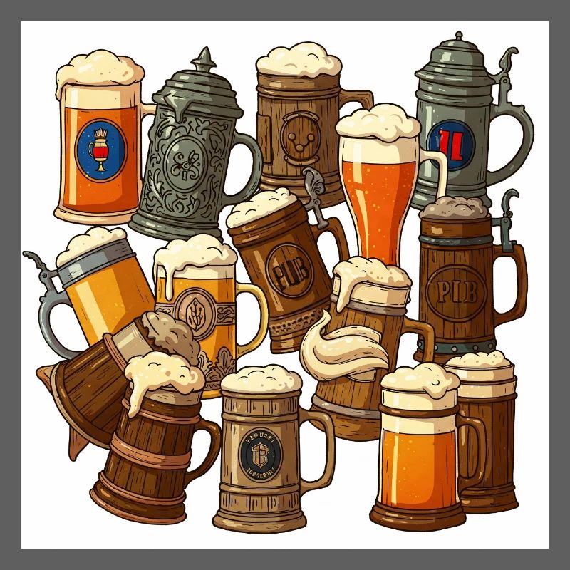 La chope à bière : la tradition de trinquer