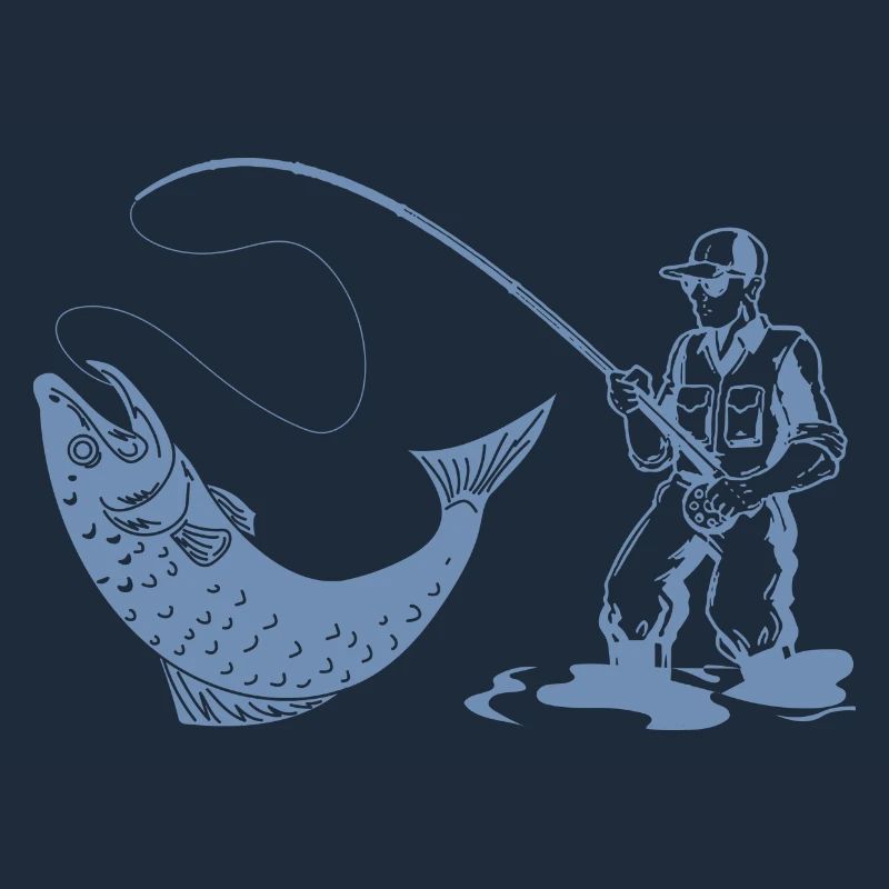 Cadeaux de conception de pêche à la mouche à la