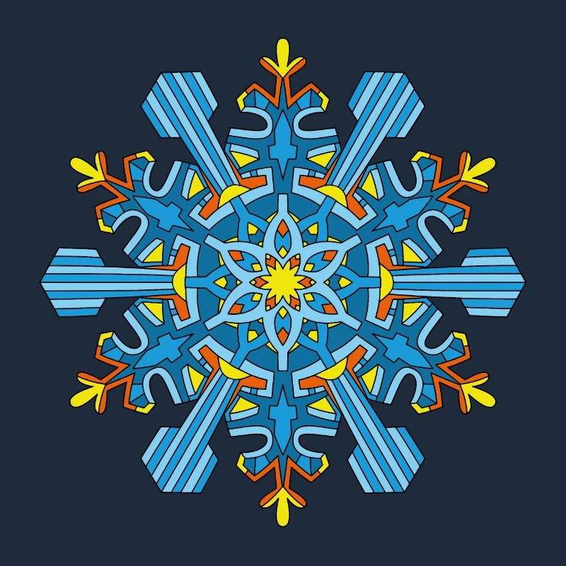 Fiocchi di neve Mandala