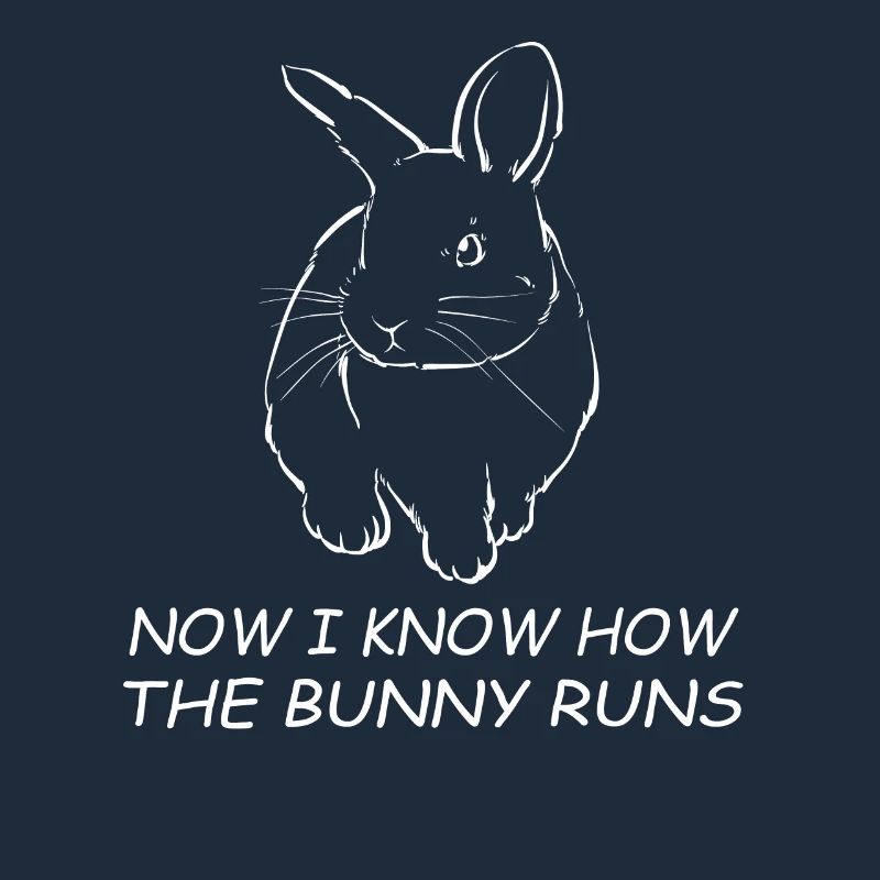 Denglisch Now I know how the rabbit runs