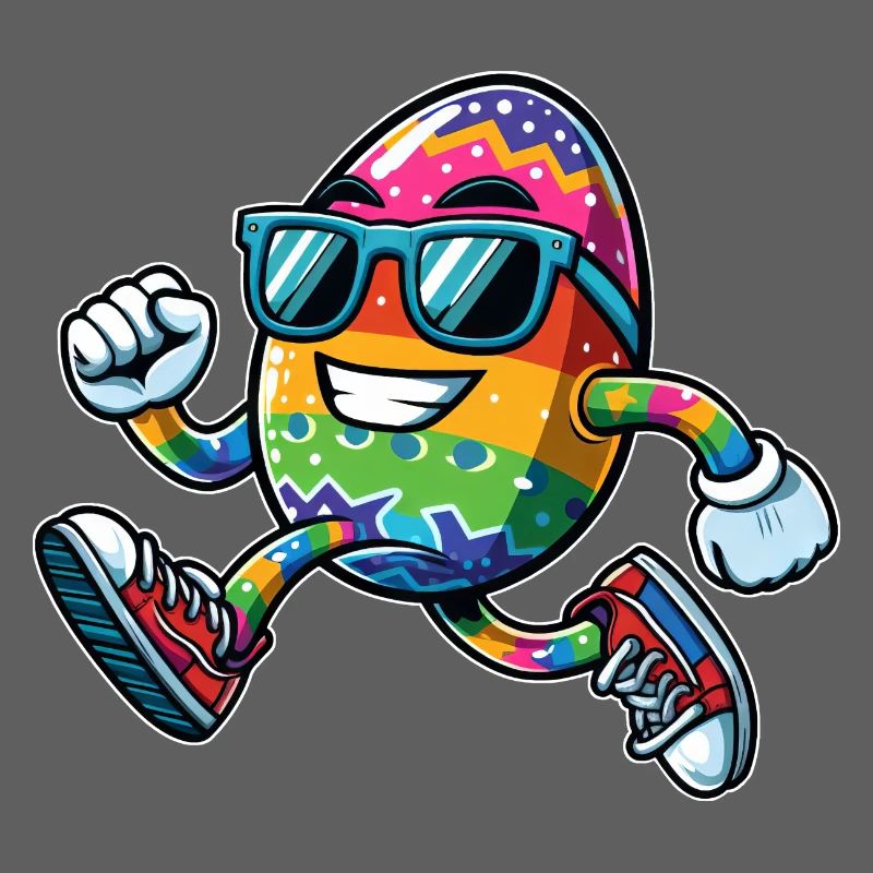 Easter, Egg, Easter Egg, Running, Race, Jogging, Jogger