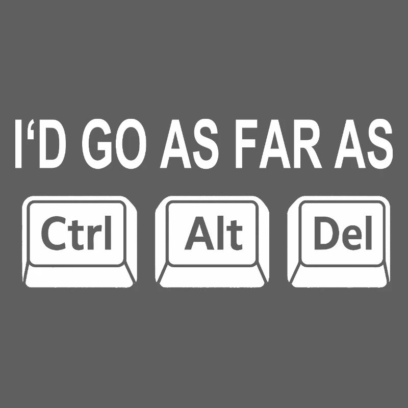 Programmer Shortcut Geek IT Support Computer Ta