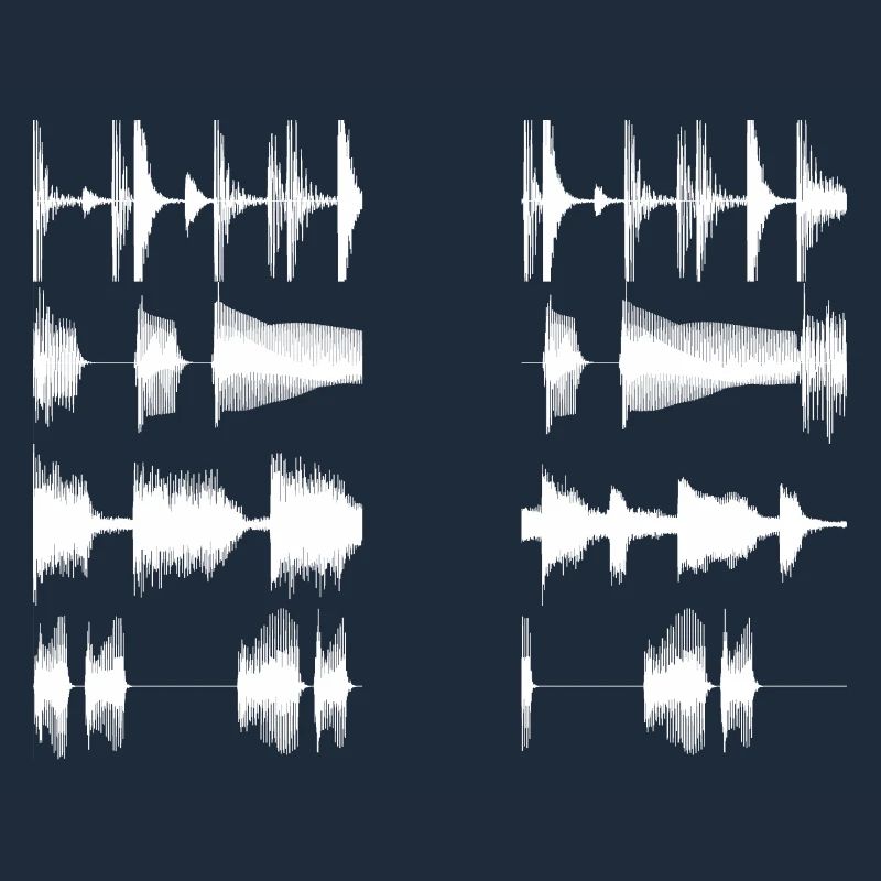 White waveforms