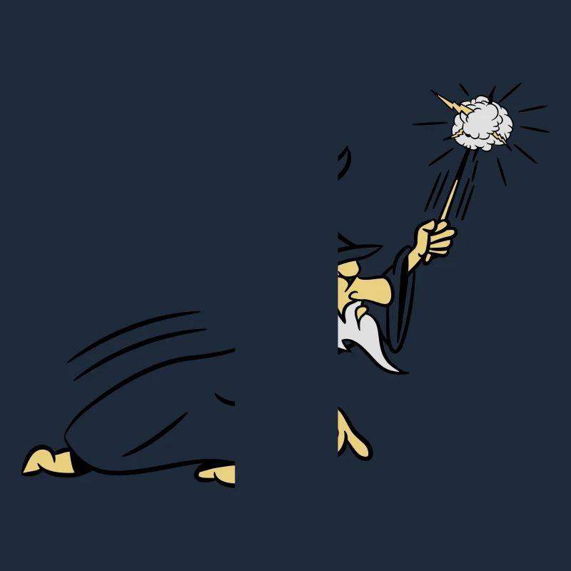 Wizard magic wand magic Hat attack