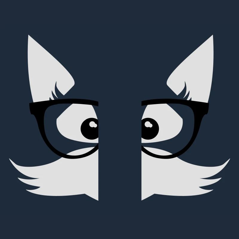 fox nerd - nerd with glasses - Fox forest