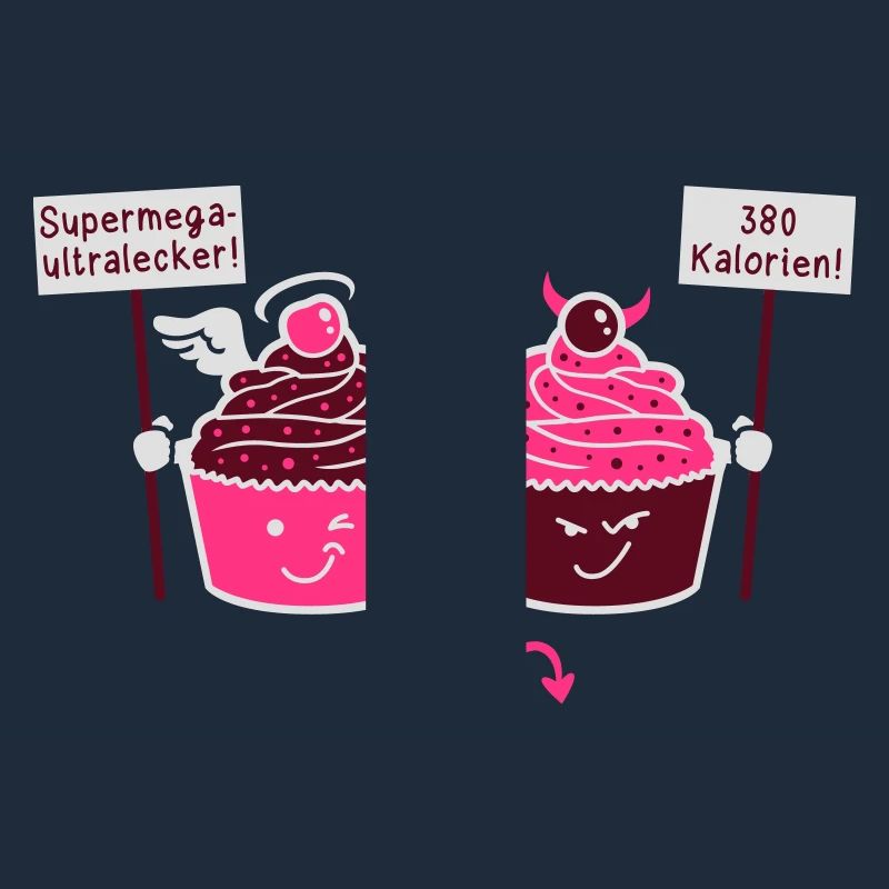 Cupcake - Muffin - Tart - Angels - Devil - 3C