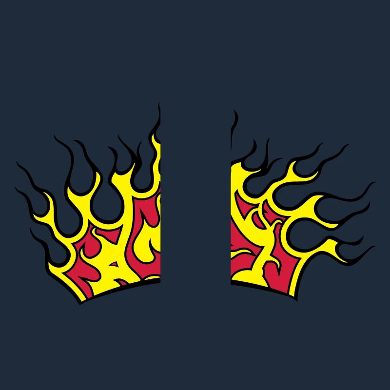 Fire flames crown