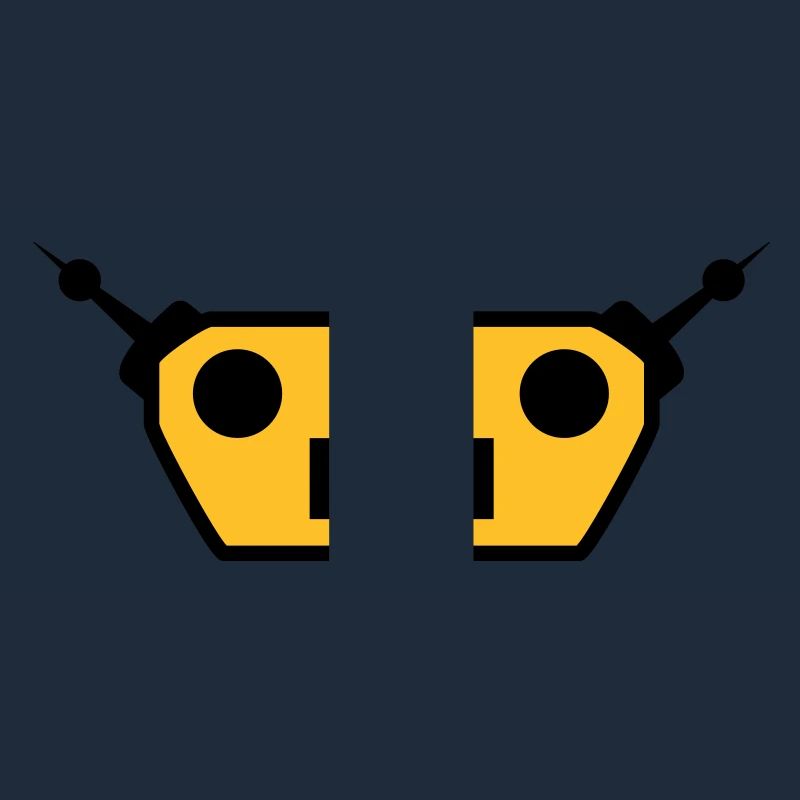 Cool Robot Face Design