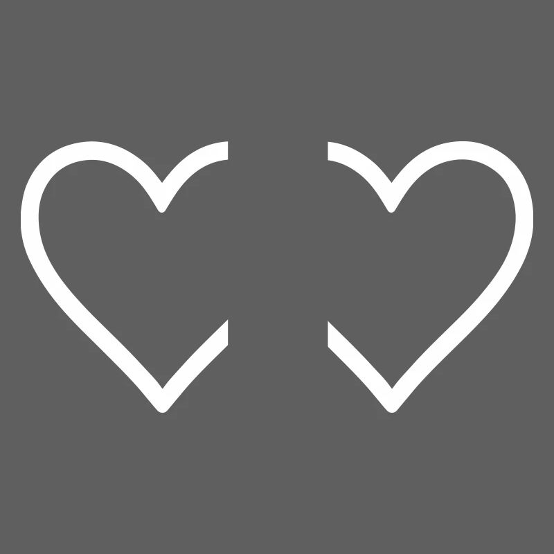 Symbole d’amour des cœurs