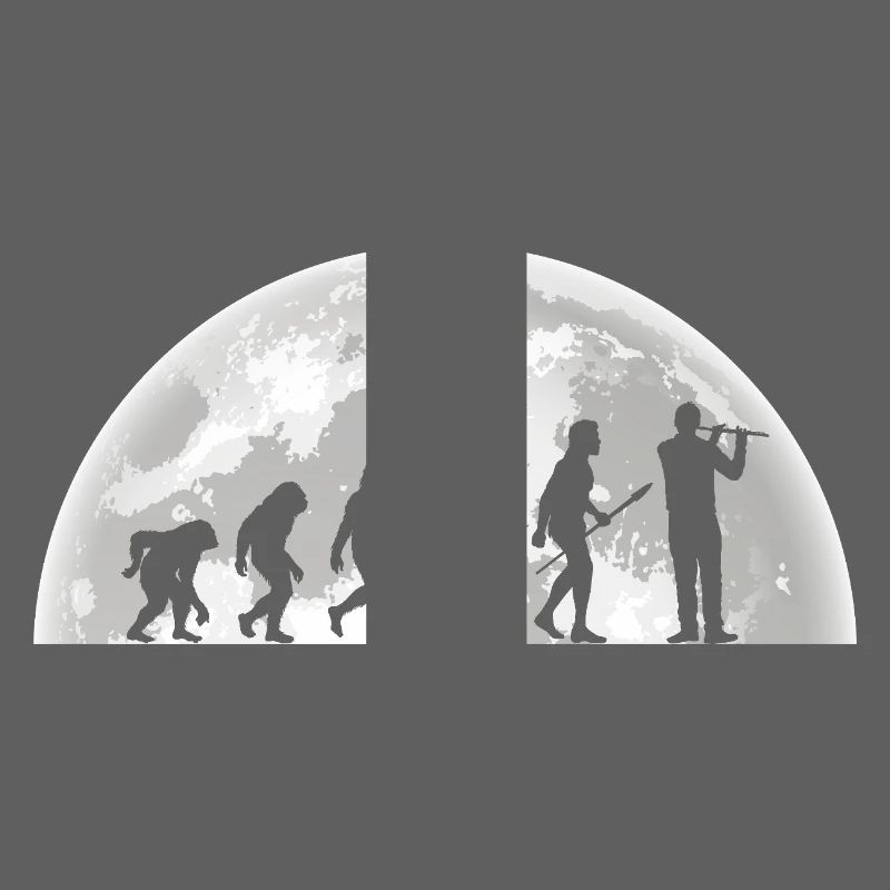 Flötist Evolution Querflöte