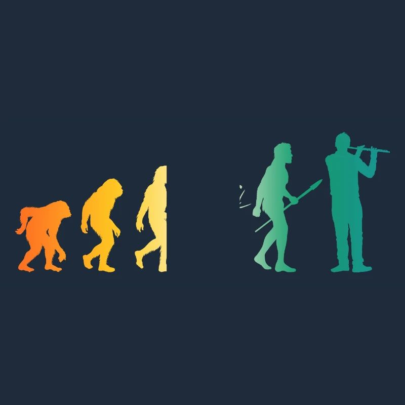 Flûtiste Evolution Flûte