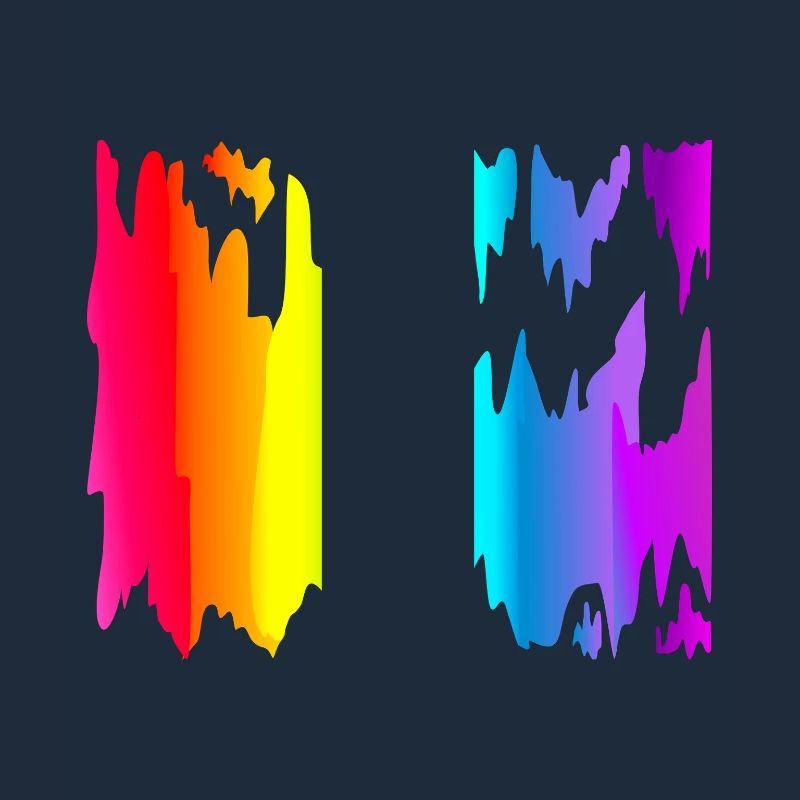 bunter Regenbogen Farbverlauf