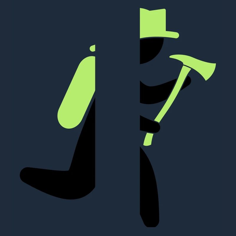 A fireman with an ax