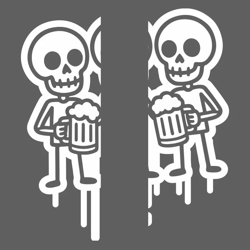 Party Crew Skeleton Beer