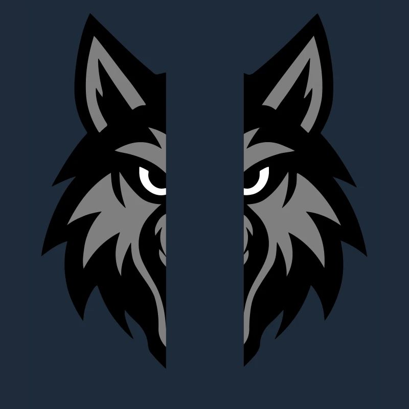 Wolf Kopf Tier